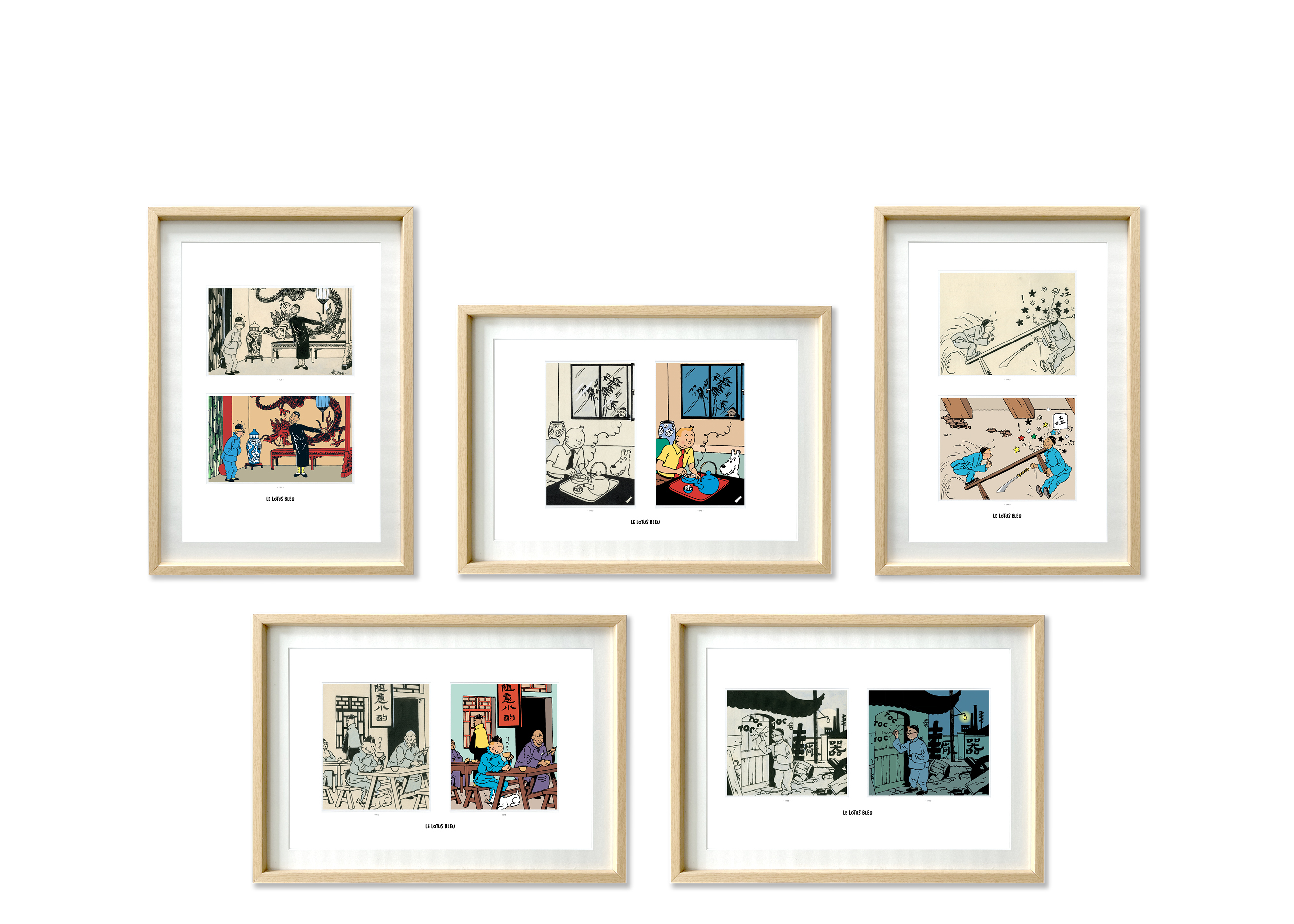 Framed reproductions - The Blue Lotus